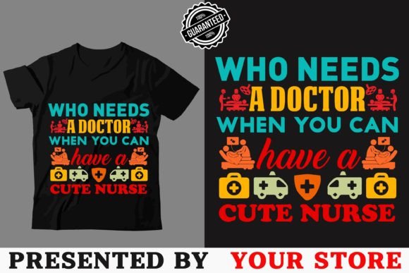 Custom Graphic Nursing T-shirt Design: A Designer's Asset