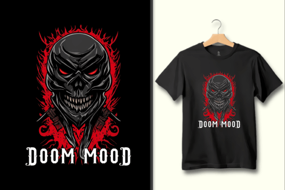 Fiery Skull PNG Art Graphic: A Bold Sublimation Design