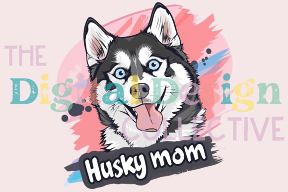 Pink Husky Mom T-Shirt Graphic: A Designer's Take