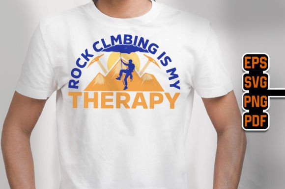 Rock Climbing is My Therapy: More Than a Graphic Tee